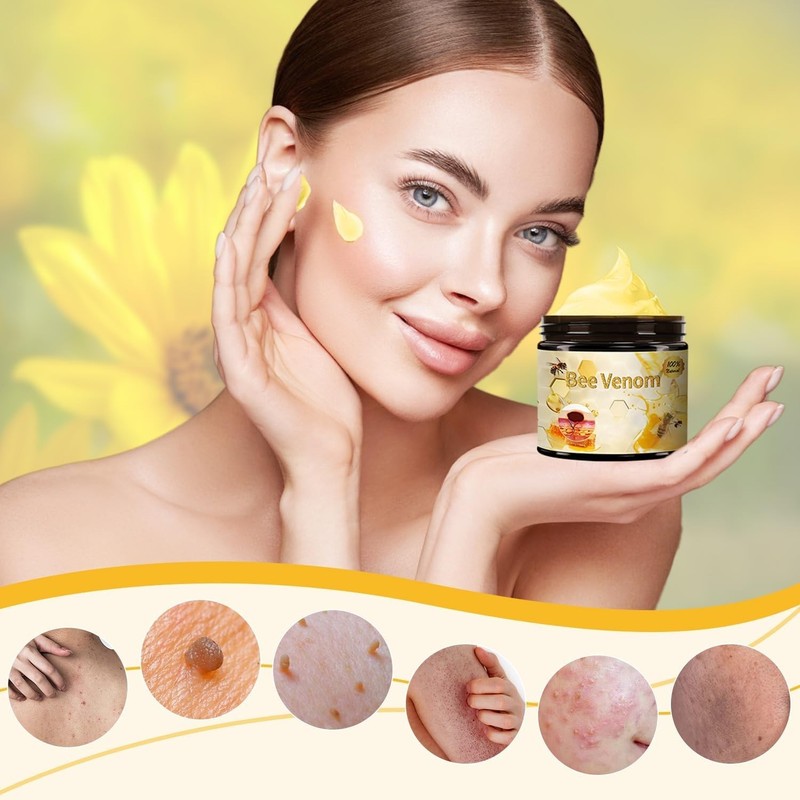 2026 Professional Bee Venom Treatment Cream - Moisturizing Skin Repair (2 Jars) gallery