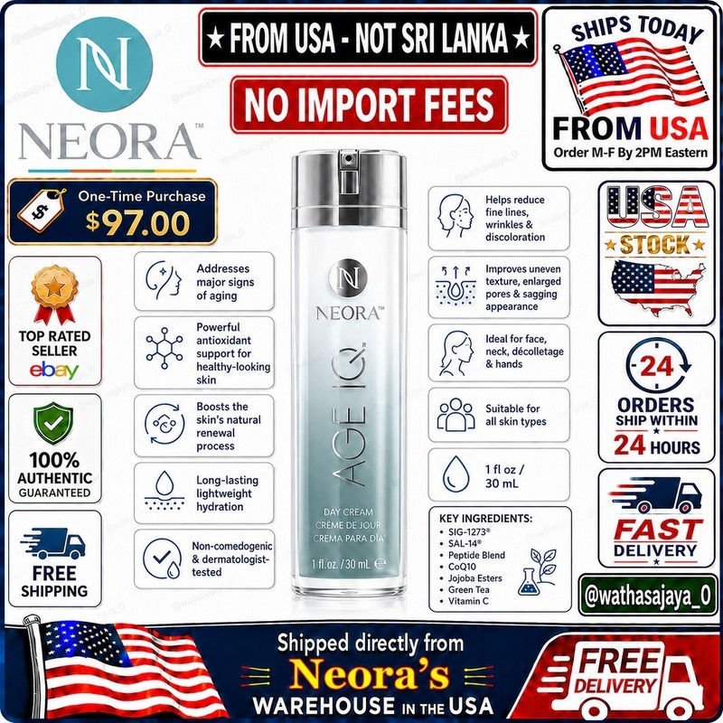 Neora Age IQ Day Cream 1 fl oz Anti Aging Face Moisturizer -Authentic- Exp.2028❗