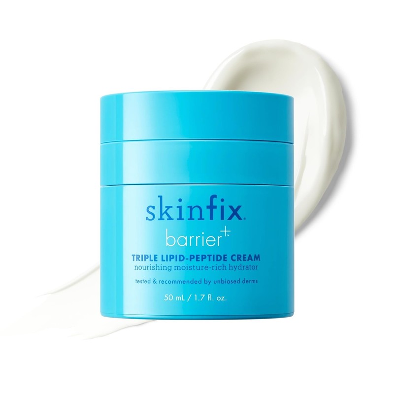 Skinfix Triple Lipid-Peptide Cream – 1.7 oz – Rich Face Moisturizer with Hyal…
