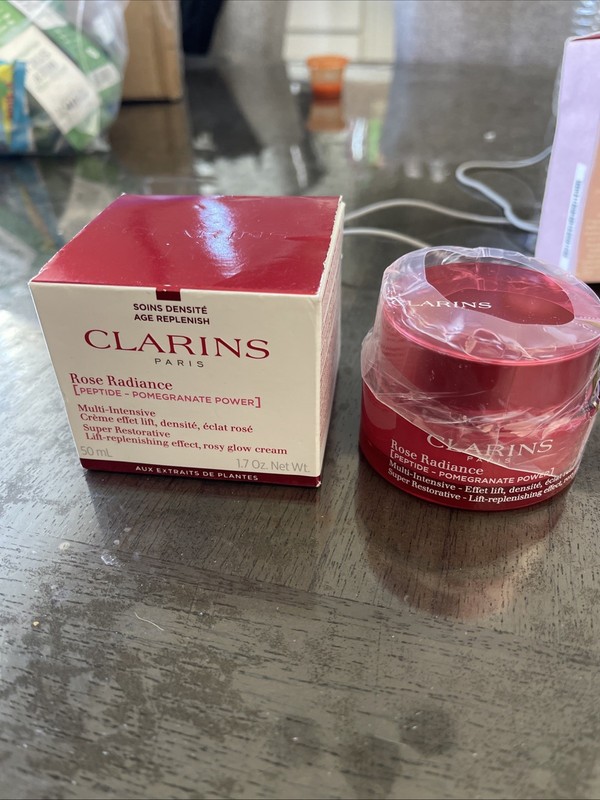 Clarins Rose Radiance Multi-Intensive Lift Replenishing Rosy Glow Cream 1.7oz.