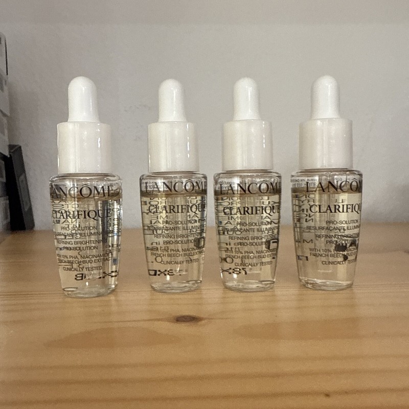 4 x Lancome Clarifique Refining Brightening Pro Solution 0.23 oz each SEALED
