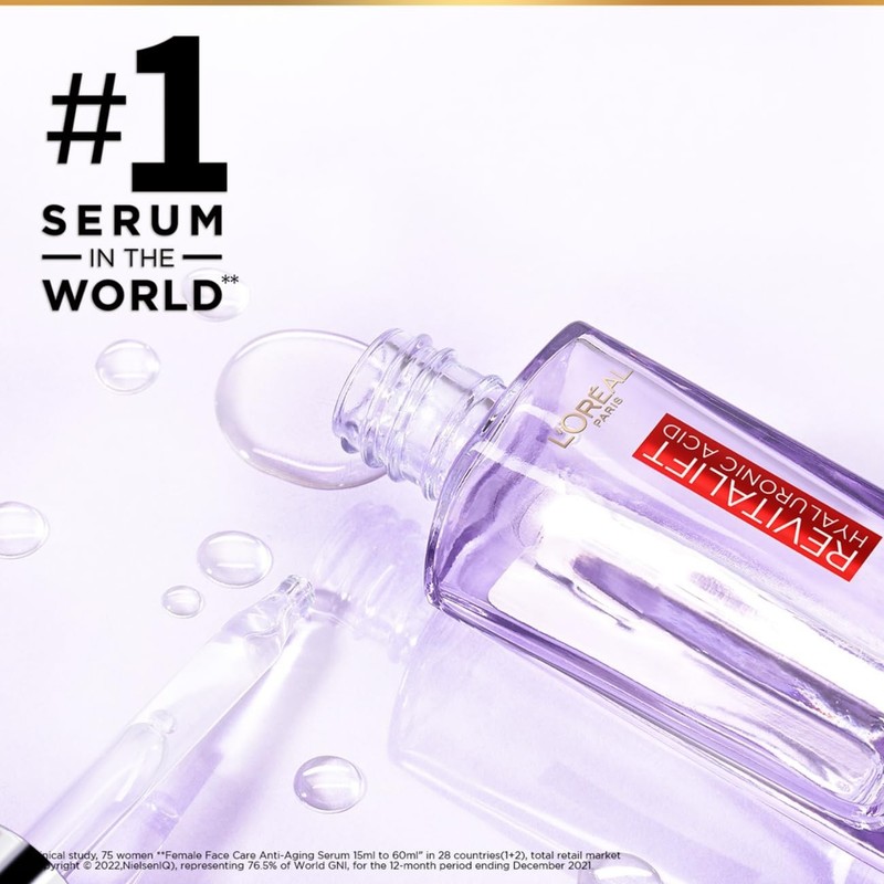 L'Oréal Paris Revitalift 1.5% Hyaluronic Acid Serum 30ml Intensely hydrates Skin gallery
