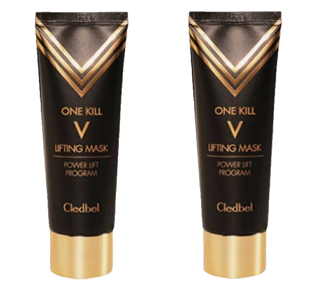 Cledbel Face Lift Program Gold Collagen Lifting Mask | 70ml x 2 | Firming, Lift