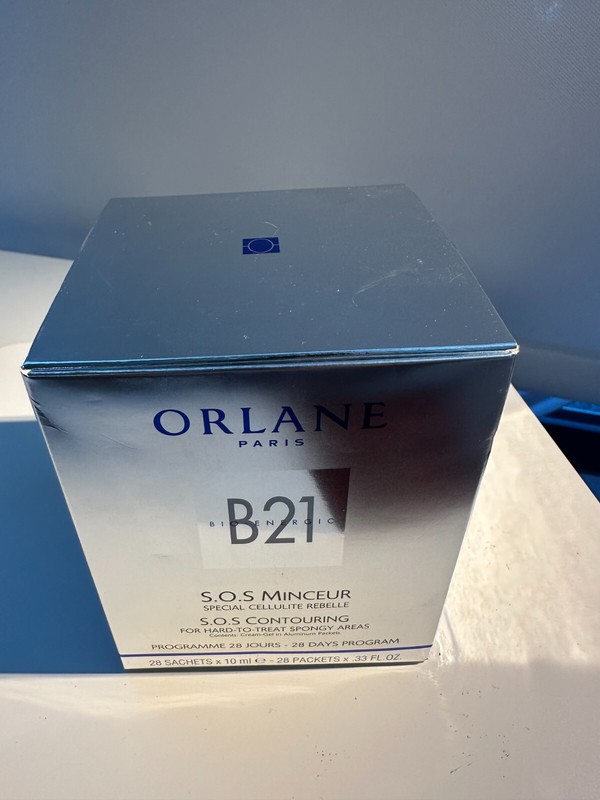 Orlane B21 Bio Energic SOS Minceur Special Cellulite Rebelle 28 packs .33 FL OZ
