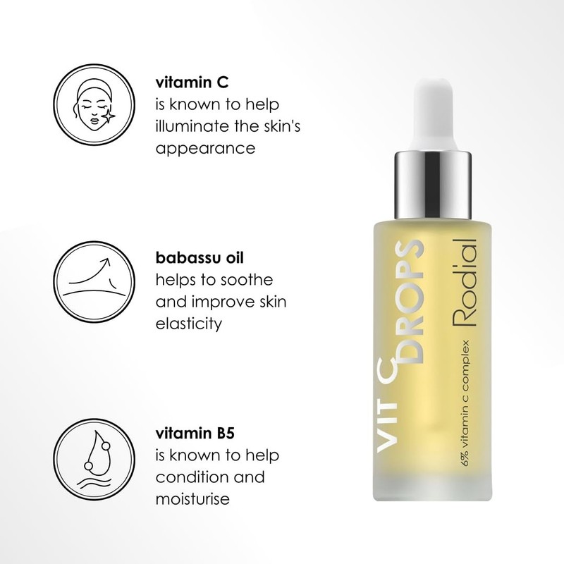 Rodial Vit C Drops 30ml / 1.01 US fl. oz - NIB gallery