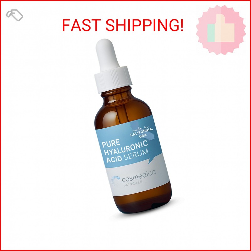 Hyaluronic Acid Serum for Skin 100% Pure Anti Aging Intense Hydration Moisture N