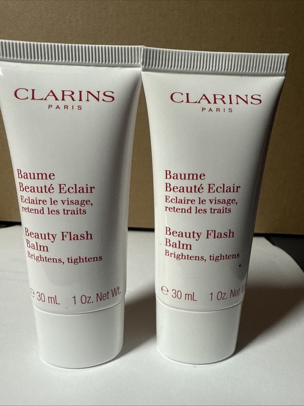 2-PACK CLARINS Beauty Flash Balm Brightens, Tight- 30mL / 1.0 Oz NWOB SEALED gallery
