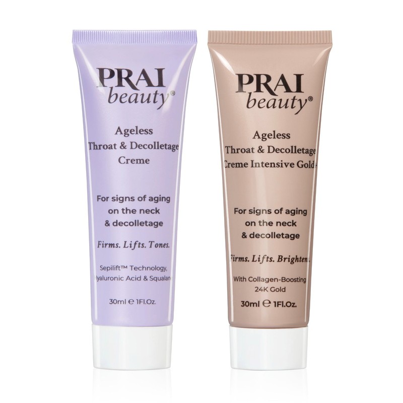 PRAI Beauty Ageless Throat & Decolletage Creme & Intensive Gold+ Sealed