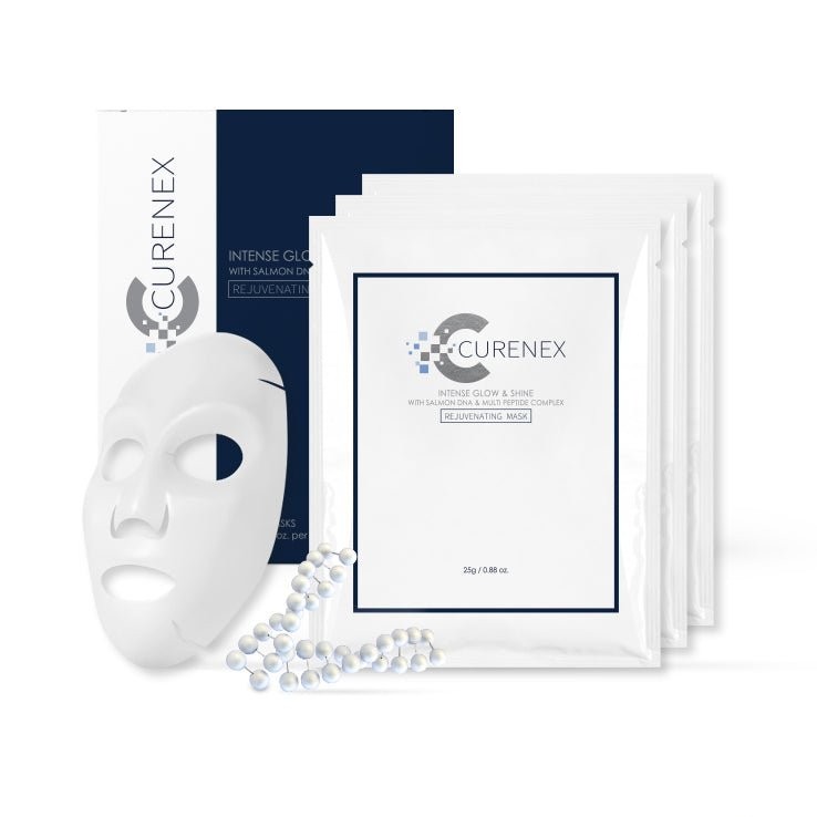 Curenex Intense Glow & Shine Salmon DNA Mask K-Beauty US Seller