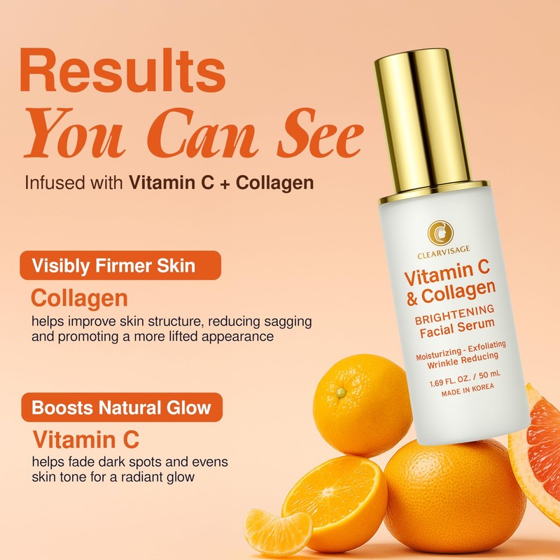 Vitamin C Serum For Face with Collagen – Dermatologist Tested, Anti Aging, Ko... gallery