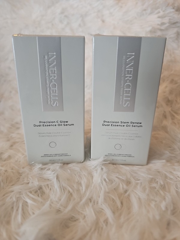 INNER-CELLS 2 PACK Precision Stem Renew Oil Serum and Precision C Glow Serum
