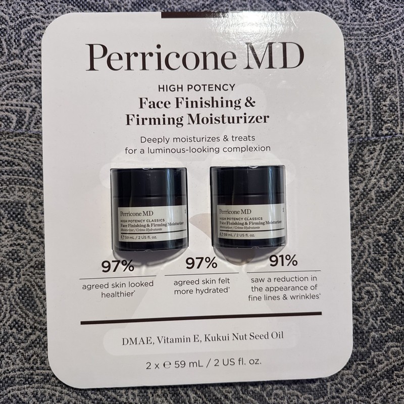 Set Of 2, Perricone MD High Potency Face Finishing & Firming Moisturizer New