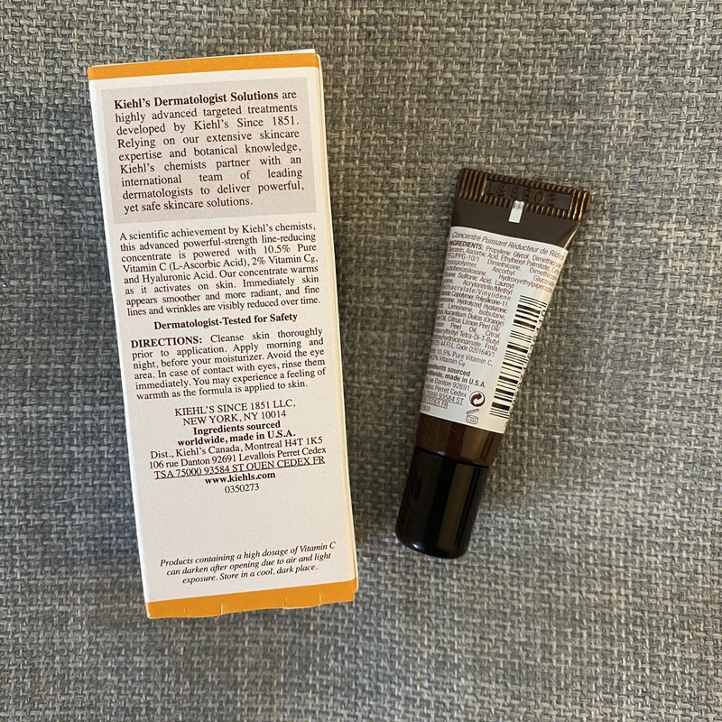 Kiehl's Powerful Strength Line Reducing Concentrate 0.5 oz & 0.17 oz gallery
