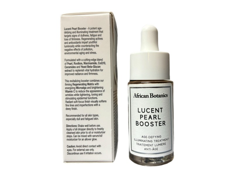 African Botanics LUCENT PEARL BOOSTER Age-Defying Illuminating Treatment 0.5oz * gallery