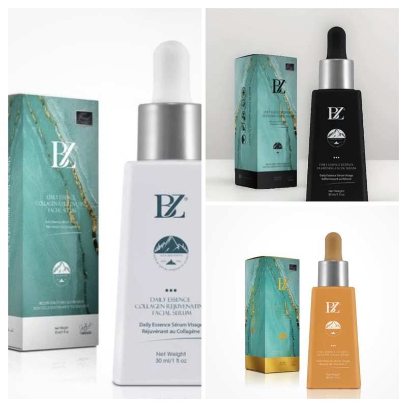 3 Below Zero Facial Serums and Soap Bar with Mint & Sea Minerals