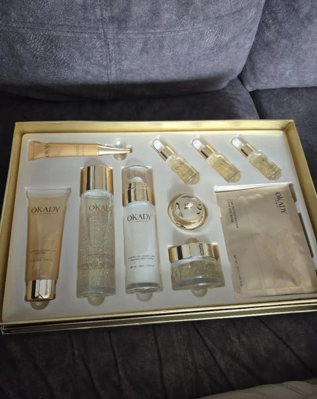 Okady Polypeptide Skin Care Set 10pcs – 24 Peptides Anti-Aging Hydrating Kit gallery
