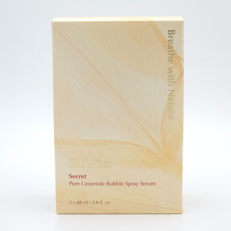su:m37 Secret Pore Ceramide Bubble Spray Serum Set 60ml x 2ea Moisture K-Beauty gallery