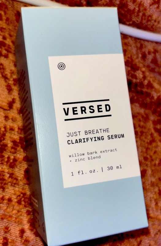 VERSED Just Breathe Clarifying Serum Willow Bark Extract + Zinc Blend 1 Fluid Oz