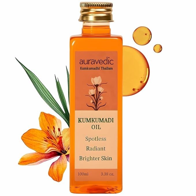 Ayurvedic Face Oil Kumkumadi 100ml Glow Radiant Skin Care Serum