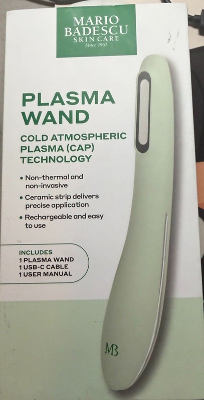 NEW Mario Badescu Plasma Wand Cold Atmospheric Technology Rechargeable 2 MODES