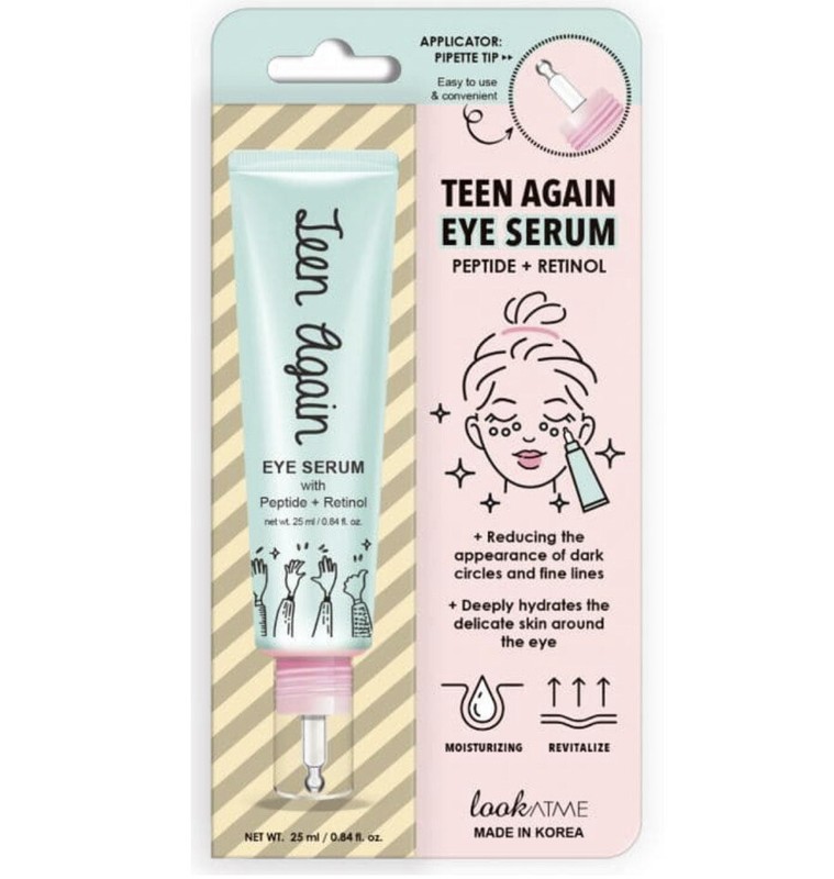 Look At Me Teen Again Korean Anti Aging Eye Serum Peptide + Retinol EXP 10/2025