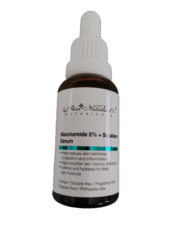Skin Nutrition Niacinamide 5% + Squalane Serum 1 oz Softens Brightens Sooth NEW! gallery