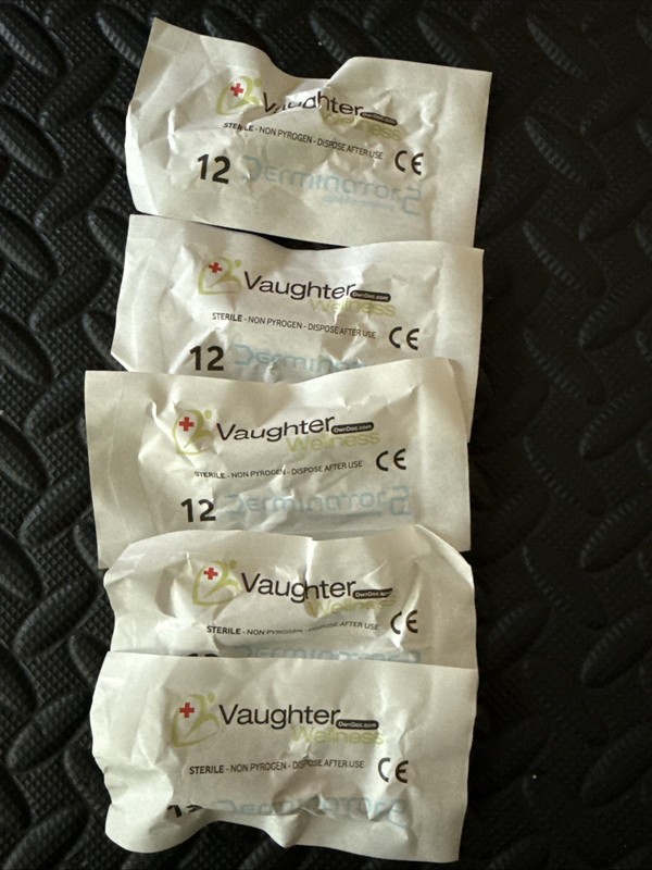 Five Derminator 2 12-Needle Cartridges – Sealed – Authentic – Brand new!