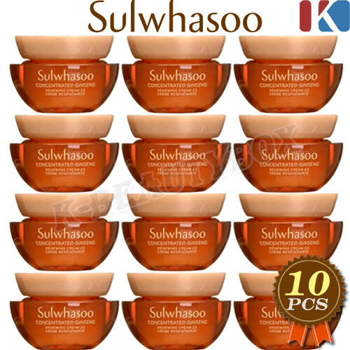 Sulwhasoo Concentrated Ginseng Renewing Cream EX 5ml x 10EA No1 Anti Aging Cream