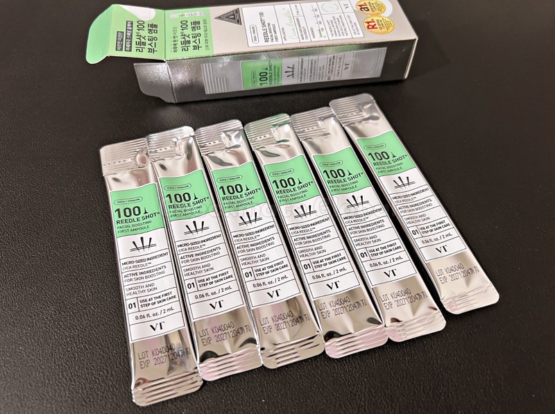 VT REEDLE SHOT 100 | 1 Box, 6 Ampoules, 2mL Each