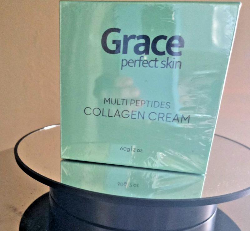 Grace Multi-Peptide Collagen Facial Face Neck skin cream 2 oz firming Smoothing