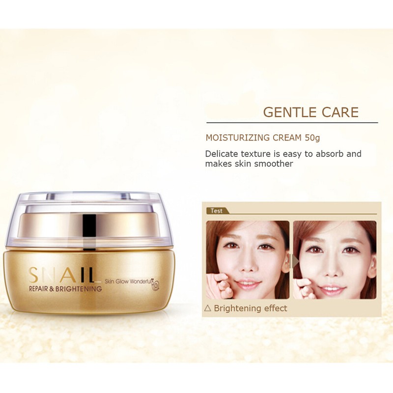 BIOAQUA Moisturizing Snail Repair Cream Face Anti Aging Nutrition Essence 50g gallery