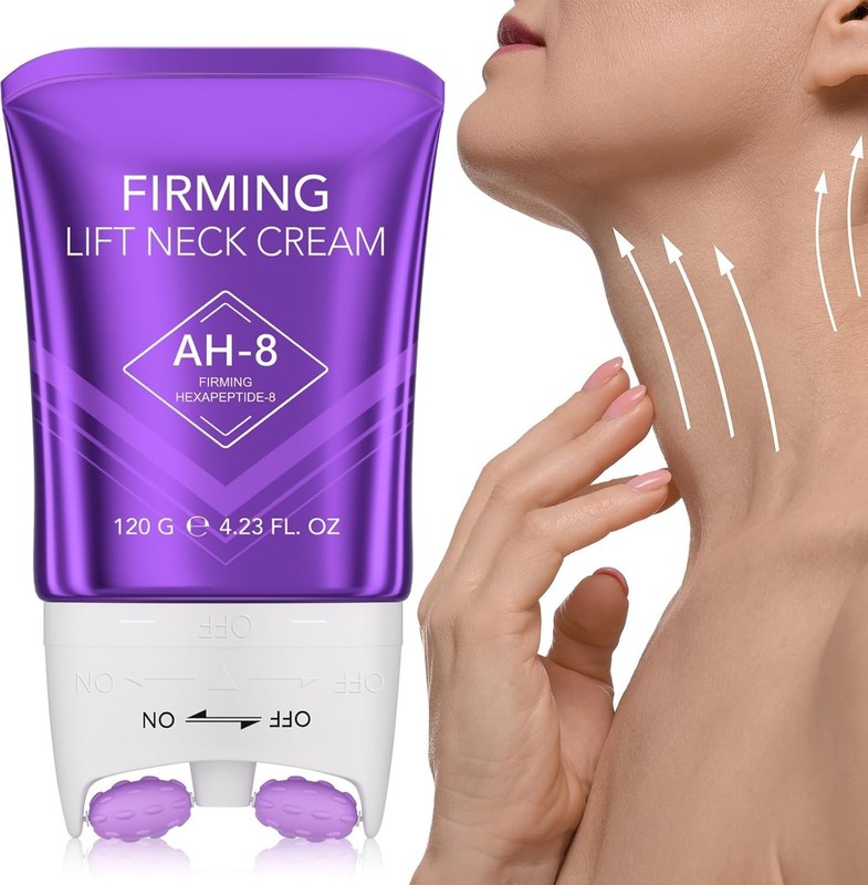AH-8 Firming Neck Cream with Unique Roller Design for Youthful Skin - 4.23 Oz gallery