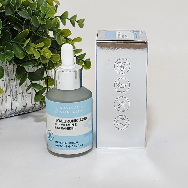 Australian Skin Clinic Hyaluronic Acid Vitamin E Ceramides Face Serum 1.69 fl oz gallery