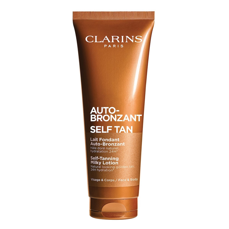 Clarins Express Self Tanning Milky Lotion Fast Absorption Streak Free 125ml NEW