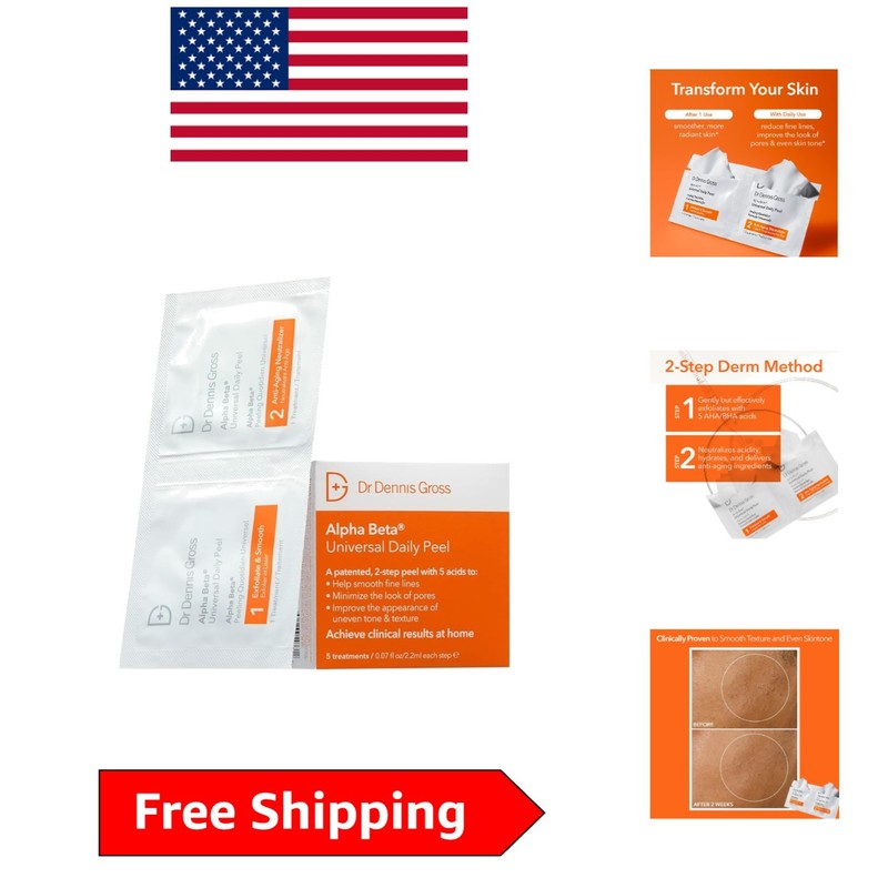 5-Step Alpha Beta Universal Peel for Fine Lines & Pore Minimizing, Formula