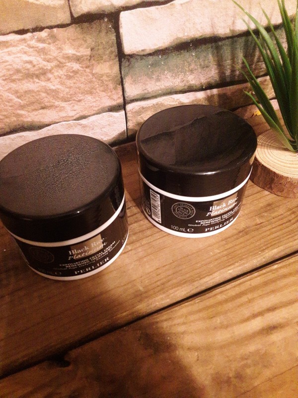 2 Perlier Black Rice Platinum Exfoliating Facial Cream Treatments 3.3 oz.-READ** gallery