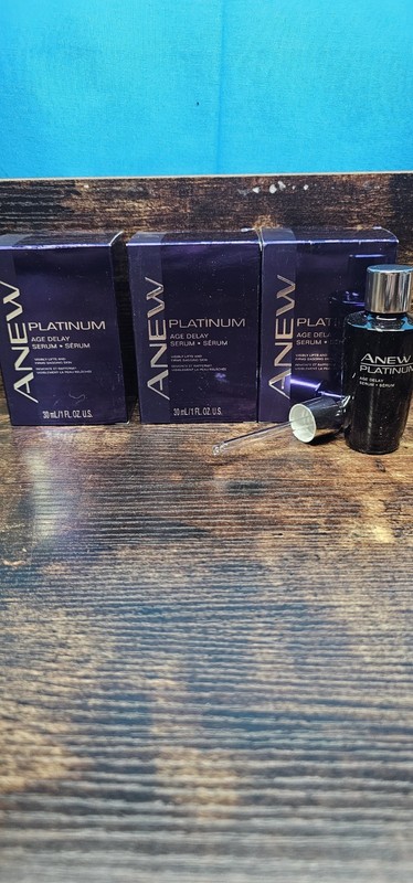 AVON Anew Platinum Age-Delay Serum 1.0 oz. Brand New. Lot Of 3