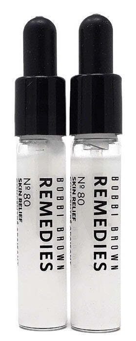 2 x Bobbi Brown Remedies Skin Relief Serum No. 80 2 ml/.07 oz Sample