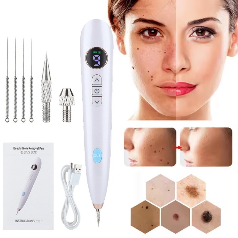 Laser Plasma Pen Skin Tag Mole Freckle Removal Dark Spot Tattoo Wart Remover Pen