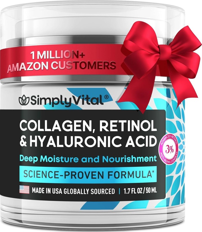 Collagen, Retinol & Hyaluronic Acid Cream - Anti-Aging Face Moisturizer for F... gallery