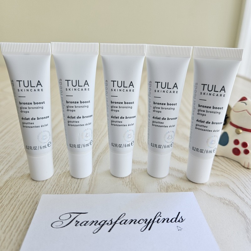 Tula Skincare Bronze Boost Glow Bronzing Drops 0.2oz/6mL Travel Mini Lot of 5