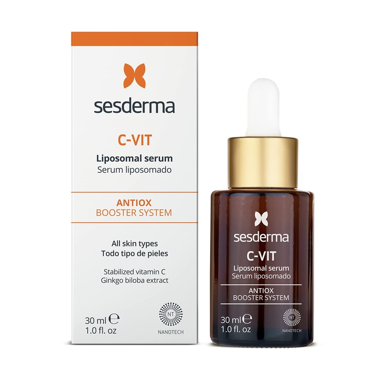Sesderma C-VIT Radiance Serum with Vitamin C, 1 Fl Oz (Pack of 1), White