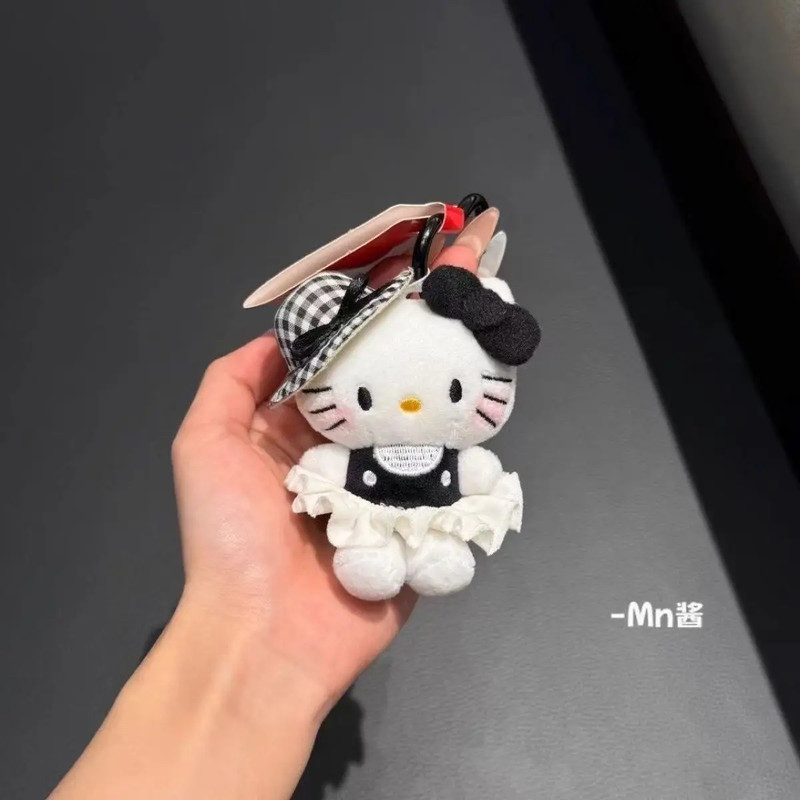 Sanrio Hello Kitty Plush Keychain Cute Sunglasses Keyring Bag Charm Gift gallery