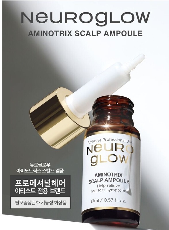 Neuroglow Aminotrix Scalp Ampoule 17ml x4 Set K-Beauty Scalp Hair Care gallery