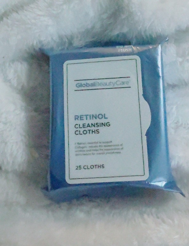 Retinol Cleansing Cloths Make Up Wipes 25 Count Global Beauty Care