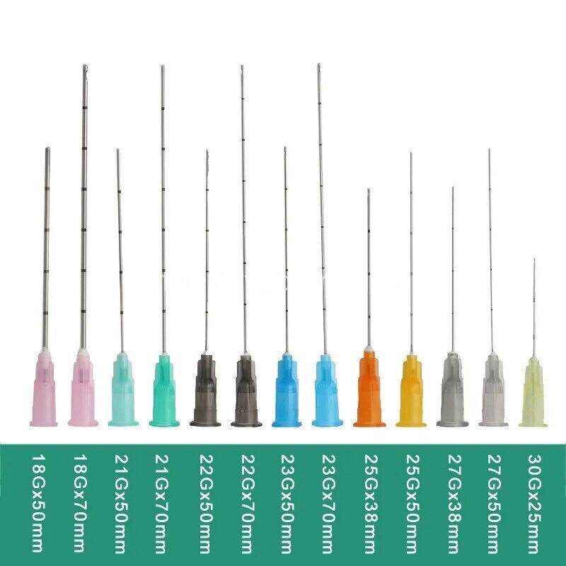 5/10/20/50pcs Micro Cannula with Puncture, Blunt Tip for Fillers, FDA Listed gallery