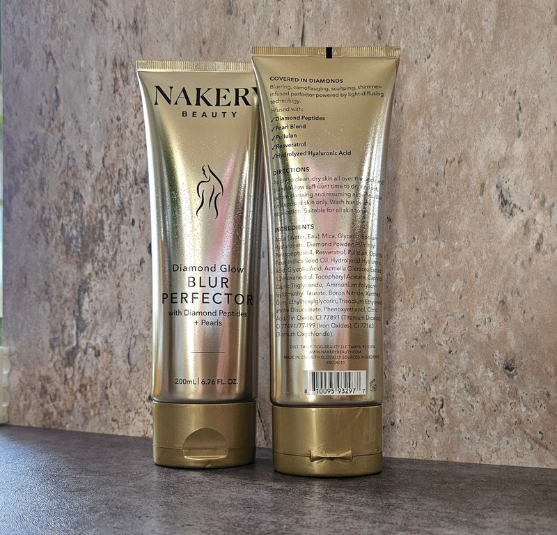 2 tubes Nakery Diamond Glow Blur Perfector Diamond Peptides + Pearls 6.76oz each gallery