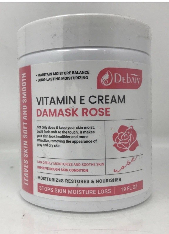 Debaiy Damask Rose Vitamin E Cream 19oz B091 Exp 12/18/2026