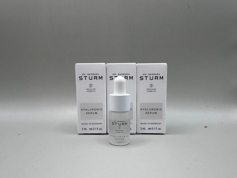 LOT OF 3 DR BARBARA STURM HYALURONIC SERUM 3ML*3 NIB