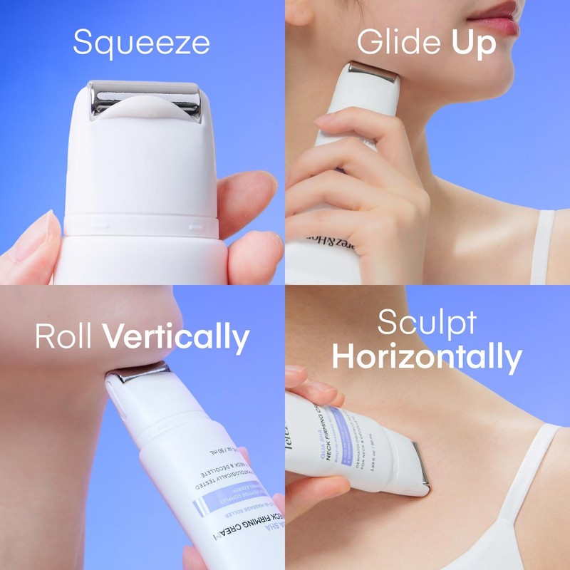 TEREZ & HONOR Gua Sha Neck Firming Cream: Korean Skin Care, Retinol, Collagen... gallery
